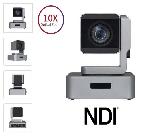 Cámara PTZ NDI 10x Wall3