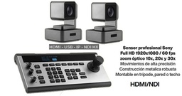 Eco-Kit de 4 Cámaras PTZ NDI + Panel de Control Pro. (copiar)