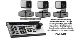 Eco-Kit de 4 Cámaras PTZ NDI + Panel de Control Pro. (copiar)